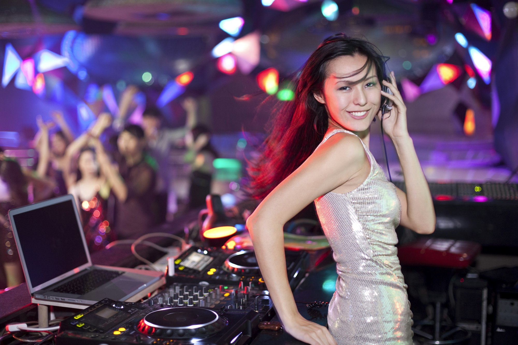 DJ in nightclub